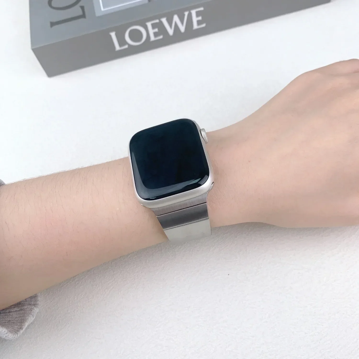 Edelstahlband für Apple Watch Serie 10 46 mm 42 mm Metallarmband iWatch 9 8 7 6 5 Ultra2 49 mm 45 mm 44 mm 38 40 41 mm