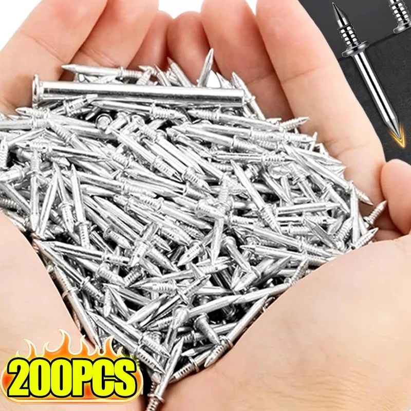

Бесшовные гвозди с двойной головкой, невидимые защитные винты и гвозди для литья плинтуса без следов, набор гвоздей