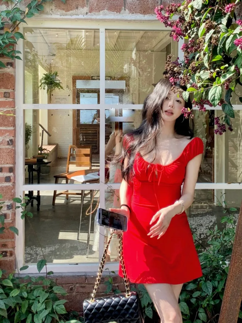 Sukienki Damskie Sukienka Czarna Ażurowa Siateczkowa Festiwalowa Imprezowa Klubowa Ostra Sukienka typu halter-neck Obcisła Podkreślająca Figury Jednolita Prześwitująca Biurowa