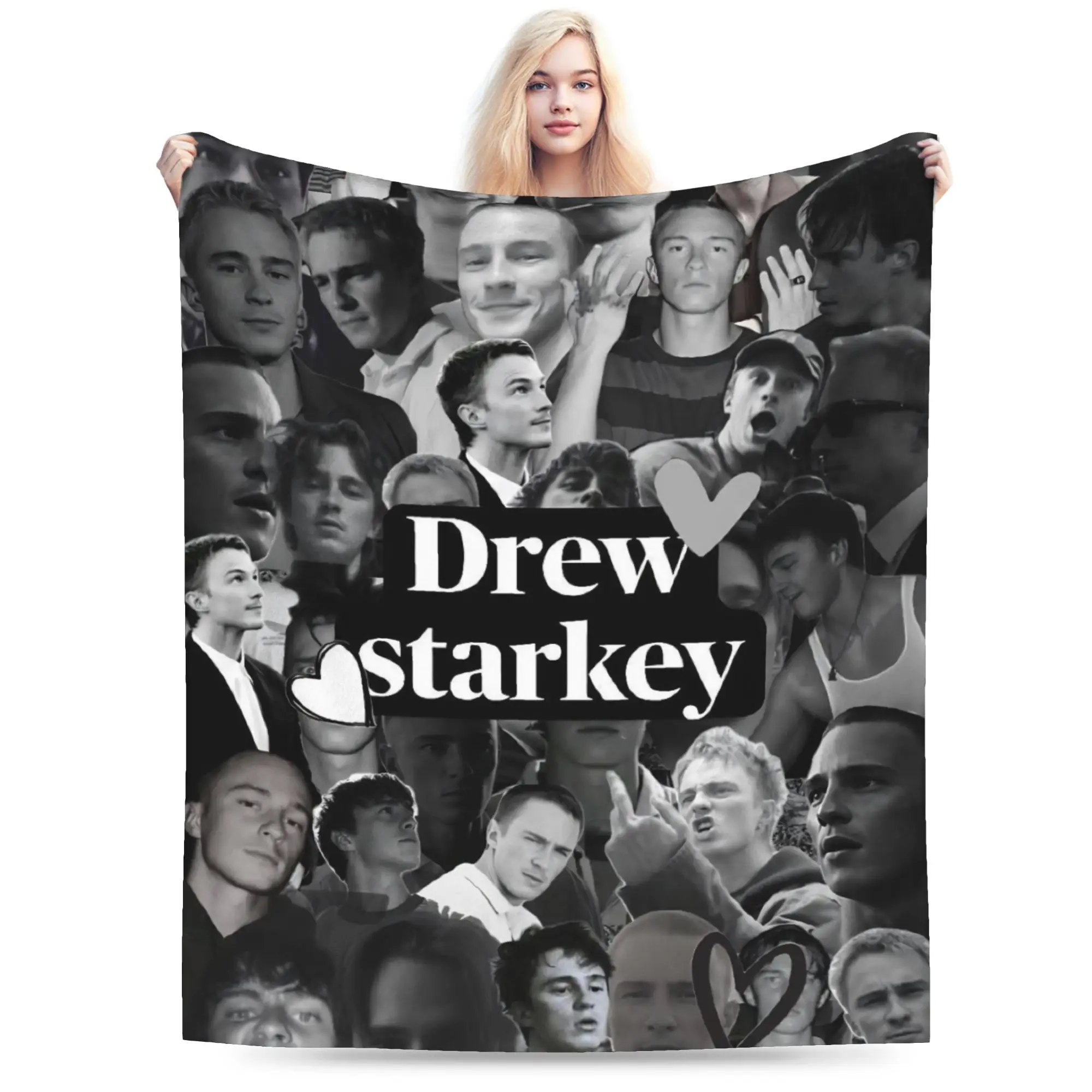Drew Starkey Blanket Quality Warm Soft  Throw Blanket Winter Girls Boys Couch Chair Comfortable Bedspread