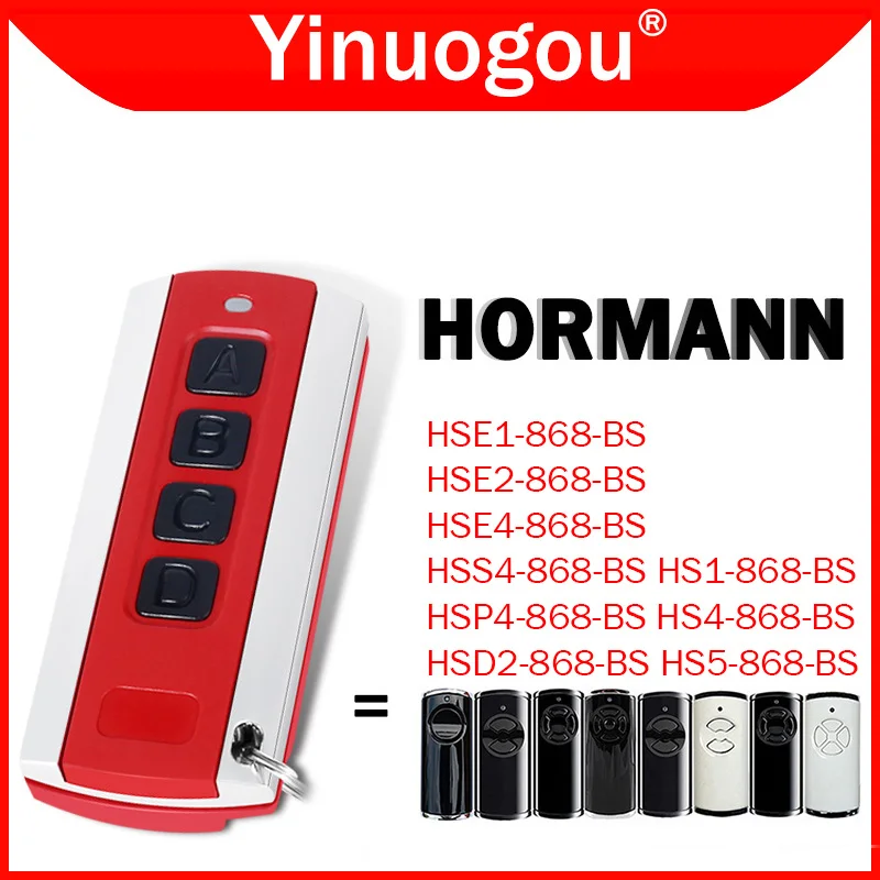 HORMANN BiSecur HSE1 HSE2 HSE4 HS1 HS4 HS5 HSD2 HSS4 HSP4 868 BS Garage Door Remote Control Duplicator 868MHz Newest Top Quality