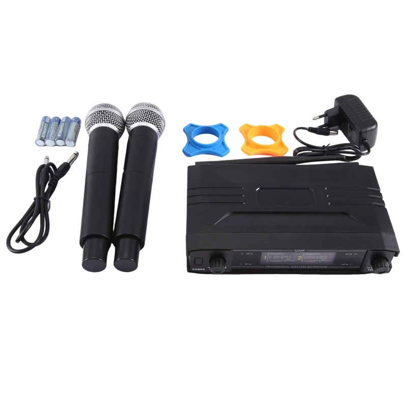 

Microphone Wireless Professional UHF System Handheld Mic For Stage Speech Show Band Home Party Church