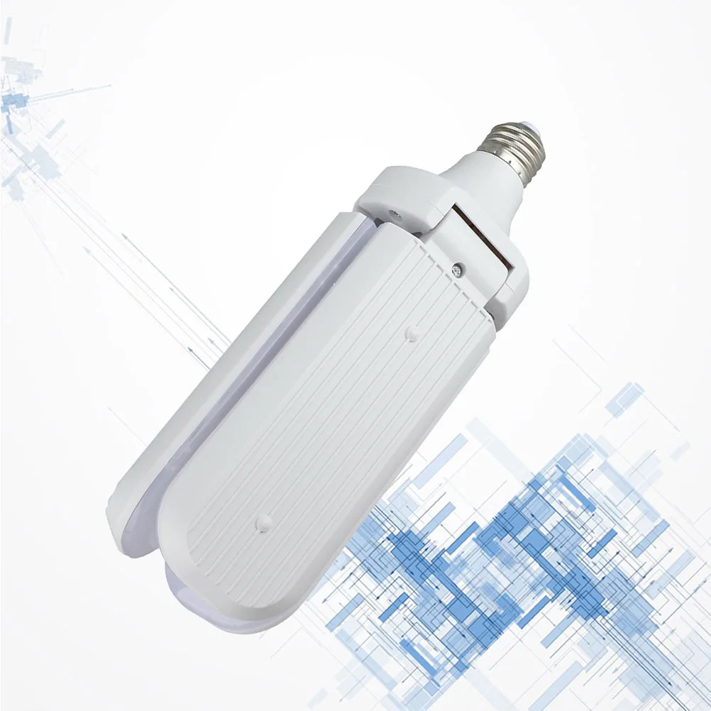 

45 W Folding Deformation Lamp Light Bulb Garage 3 Blades Fan Foldable LED Bulbs Home