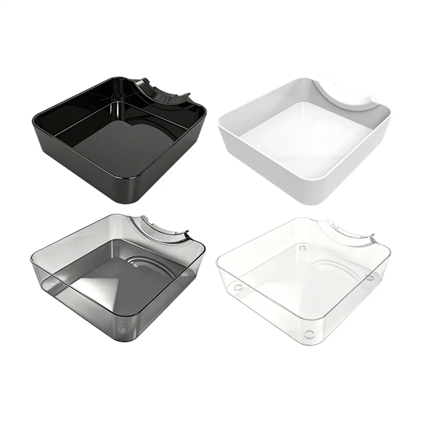 Washer Drain Pan Reusable Lint Filter Accessory with Funnel Front Load Washing Machine Drain Tray for Floor Clean Dry Floor