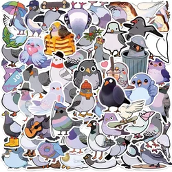 10/30/50PCS Kawaii Pigeon PVC Sticker Aesthetic Chidlren's Korean Stationery Decoration Scrapbooking School Supplies for Kids