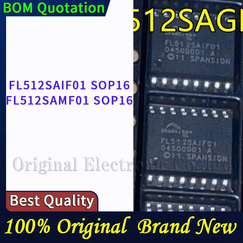 S25FL512SAGMFI011 FL512SAIF01 FL512SAMF01 In stock Laptop repair parts