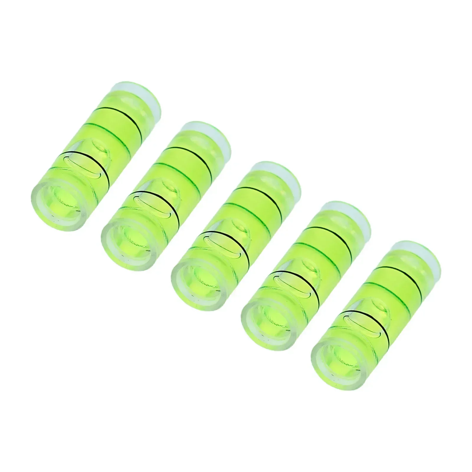5pcs Mini Square Bubble Level Protractor Precision Level Cylinder Level Horizontal Bead Level Measuring Tools
