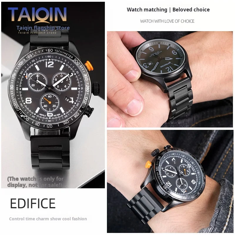 ل Timex T49905 T49963 T49953 المواطن هاميلتون الأعمال ماتي وعاء من الستانليس ستيل الأسود حزام ساعة اليد المعدنية حزام الساعات سريعة الرجال 20 مللي متر