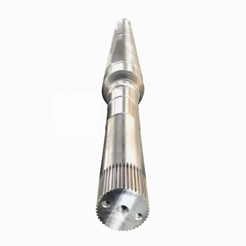 High Precision Custom Steel Spline Gear Shaft for Industrial Gearbox, CNC Machined Turned OEM Part