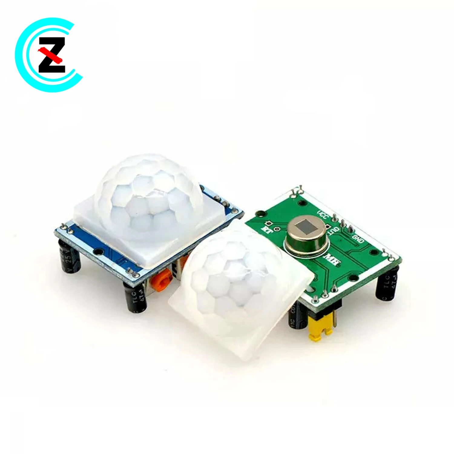 HC-SR501 human body infrared sensor module. Pyroelectricity. The sensor