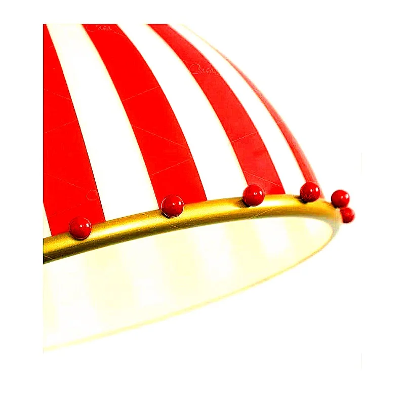 Circus Restaurant Kroonluchter Dromerige Creatieve Geëmailleerde Glazen Lampenkap Eetbar Decoratief Licht, Unieke Artistieke Kroonluchter