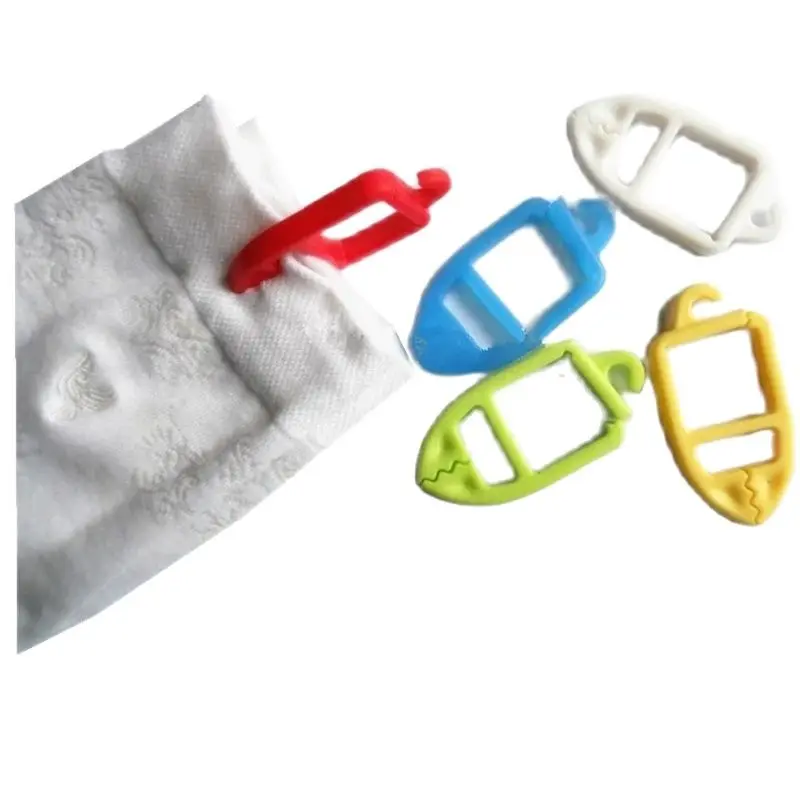 20Pcs/Lot Sock Clips Colorful Sock Organizers Sorters Holders Locks Clips Laundry