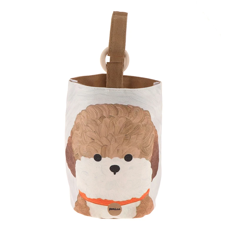 حقيبة كلاسيكية بتصميم الجرو الزيتي على شكل كتاب، حقيبة يد عملية لحمل الغداء من القماش للفتيات #6