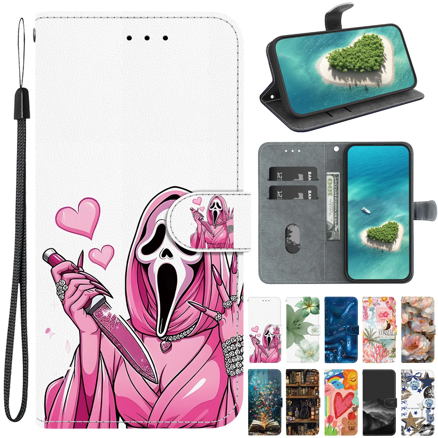 Leather Phone Case For Samsung Galaxy A27 A26 A25 A24 A23 A22 A17 A16 A15 A14 A13 A12 4G 5G Card Slot Wallet Cover