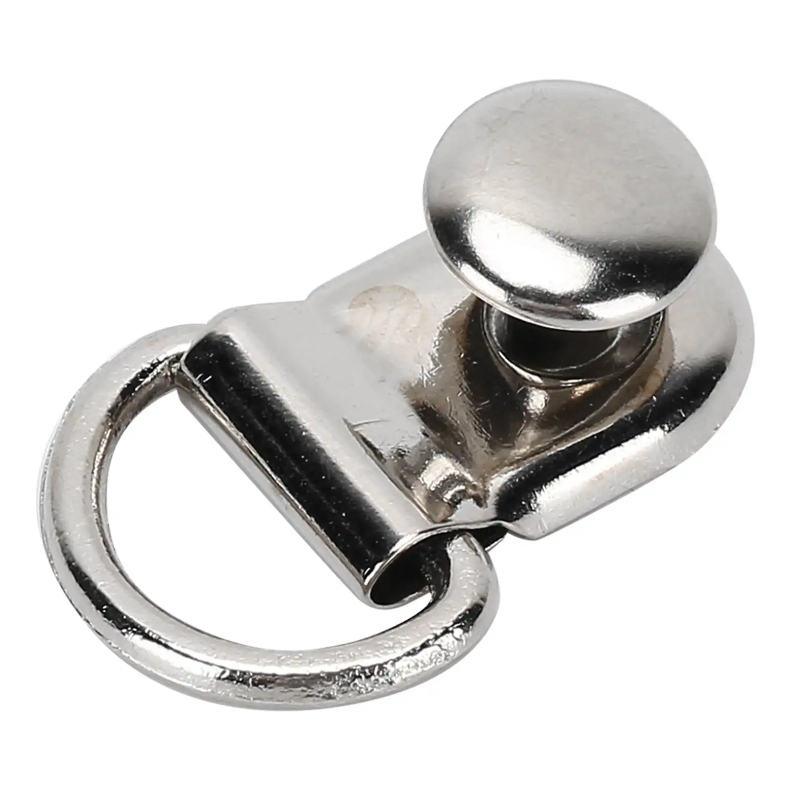 C2 100 Set Half Copper 9*14mm Caravan Shoe Buckle Shoelace Hook Dring Eyelet Buckle Brass Shoe Leather Bag Diy Rivet Tool