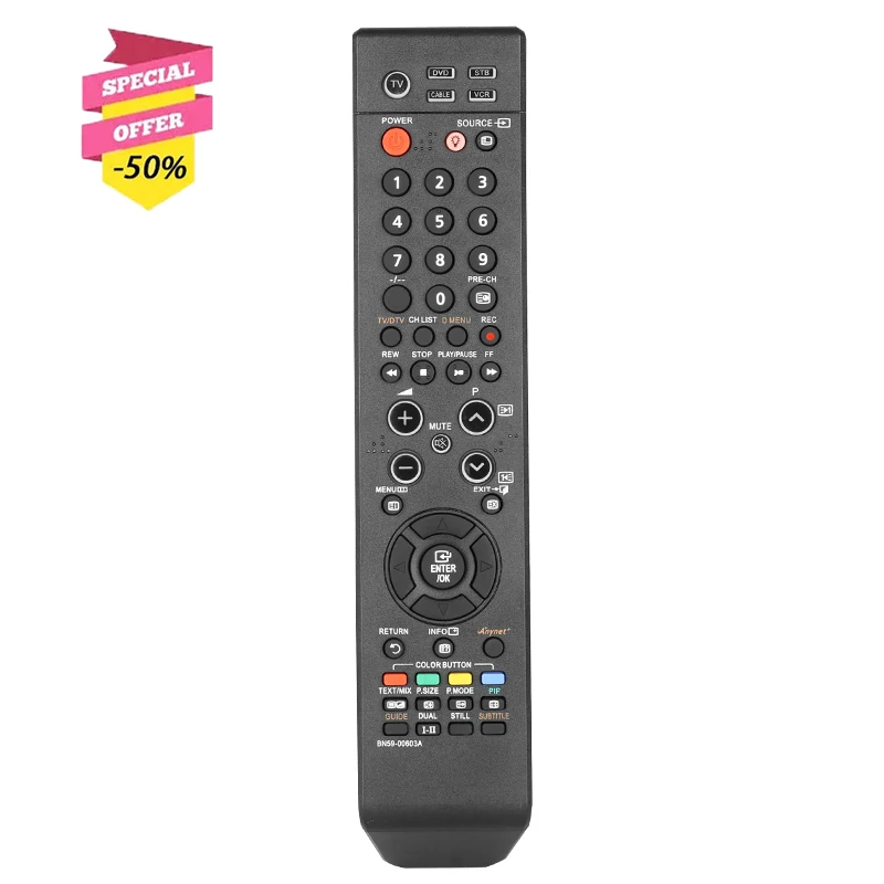 BN59-00603A Remote Control For Samsung TV LE32R7 LE32R88 LE32M86 LE37M8 LE37M86 LE40N87 LE40N8 LE52M8 LE32M87BD LE32R86BD