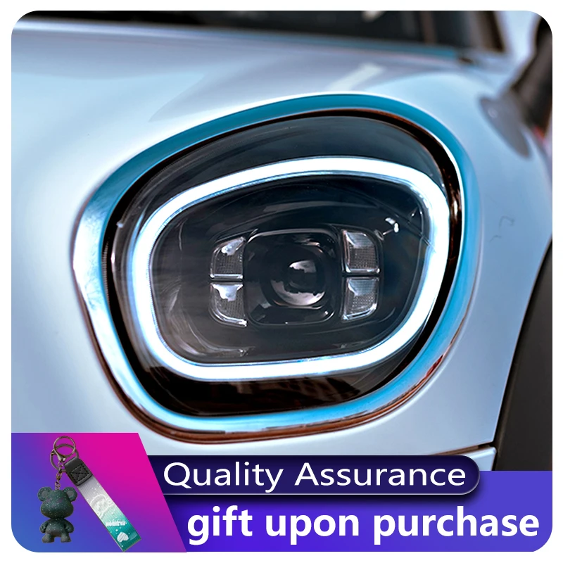 

Пара автомобильных вещей, модифицированных для BMW MINI Countryman R60 2011-2016, передний фонарь DRL, светодиодный головной фонарь Plug and Play, аксессуары для инструментов