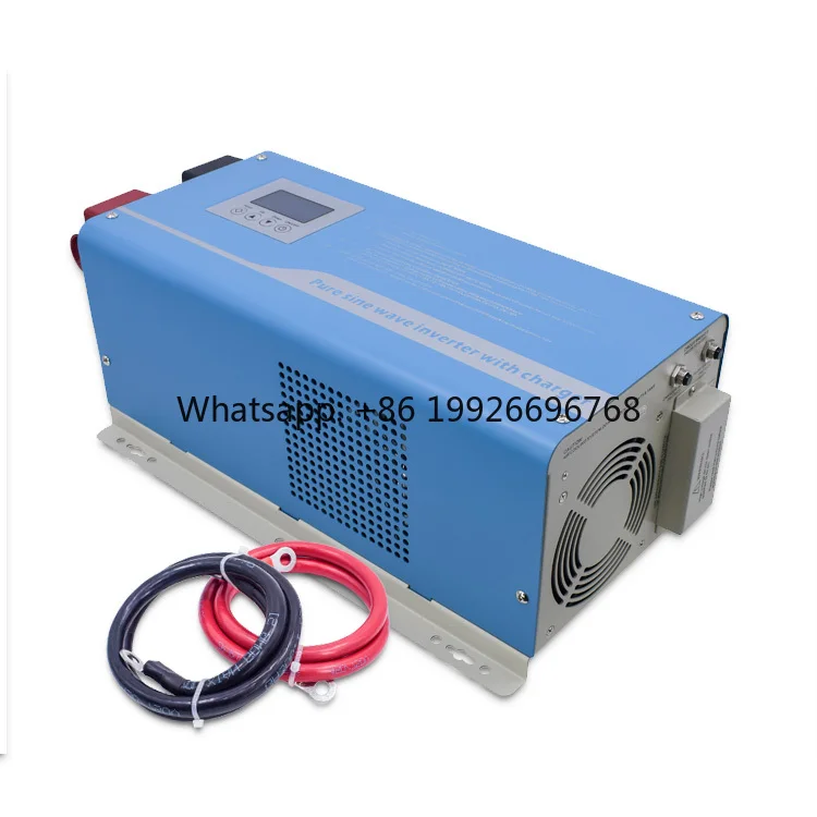 Dc to Ac Pure Sine Wave Inverter with Battery Charger 6KW 48V to 220VAC 50Hz with UPS