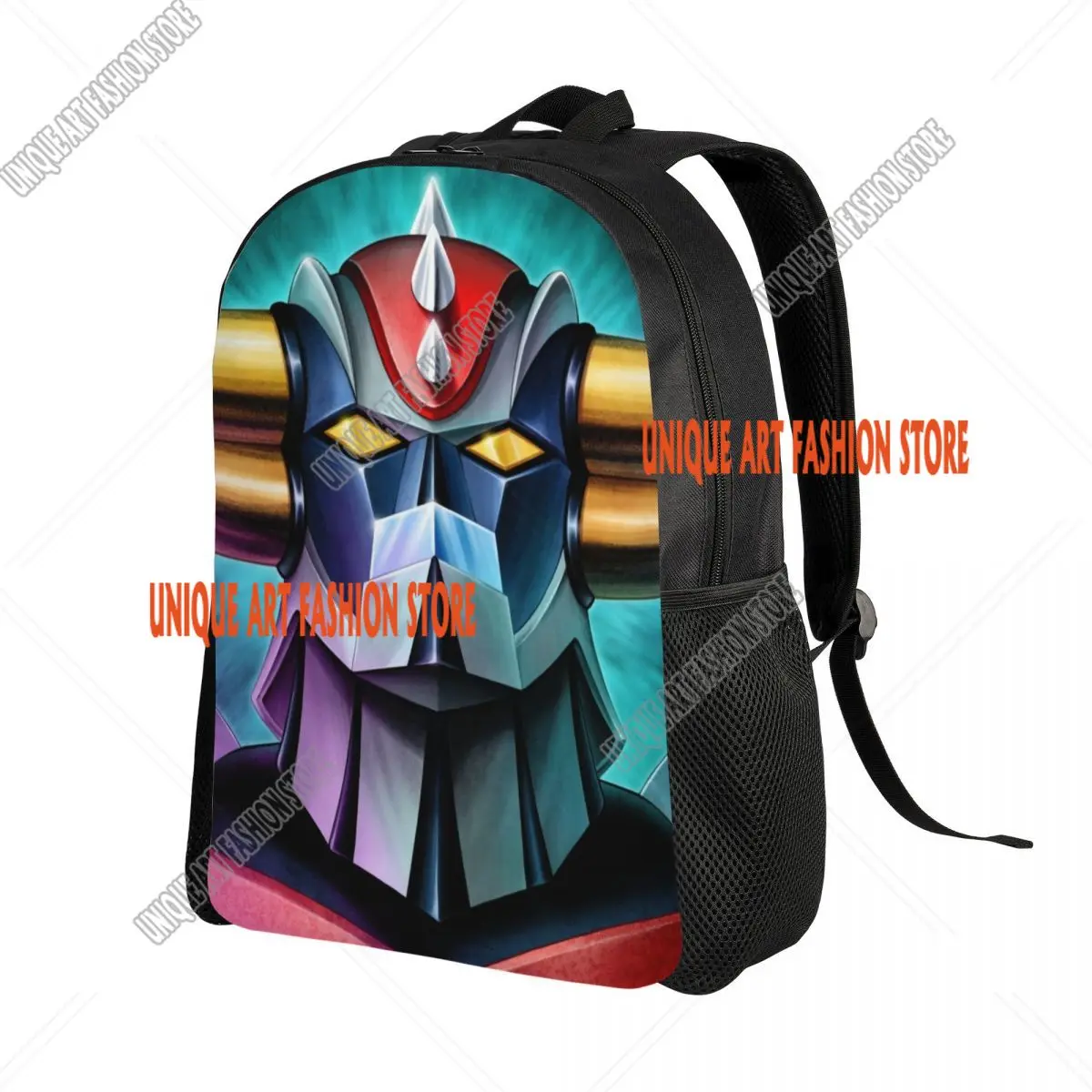 Рюкзак Grendizer Goldrake UFO Robot с 3D принтом для девочек и мальчиков, аниме, манга, школьные дорожные сумки для колледжа, сумка для книг, подходит для 15-дюймового ноутбука