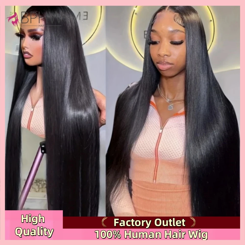 

30-дюймовые 13x4 4x4 парики из натуральных волос на кружеве, прямые парики на шнуровке, плотность 200, бразильские парики из человеческих волос для женщин