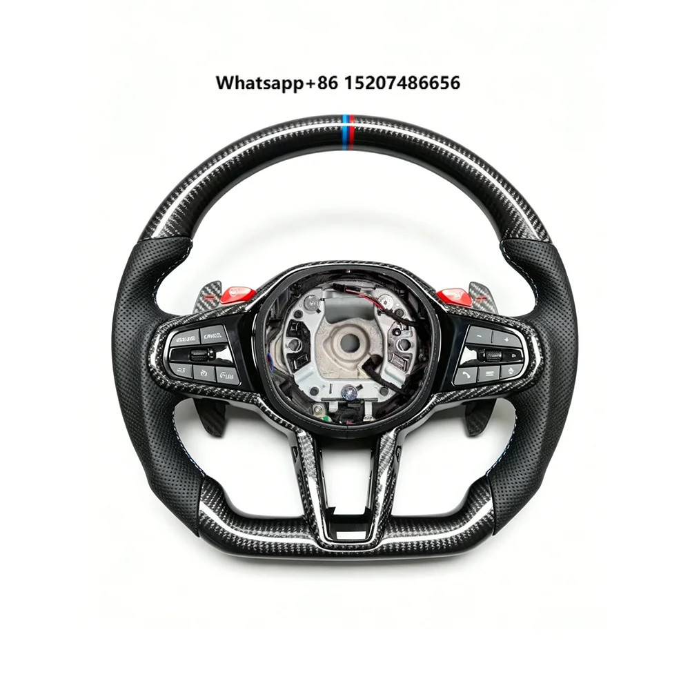High Quality Carbon Fiber Leather Wear-resistant Steering Wheel for All  Series 1-7series