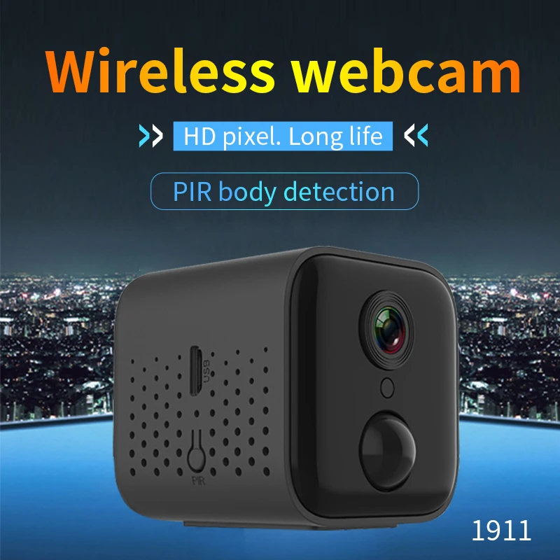 A21 Low-power Mini Action Camera Pir With Wifi Hotspot P2p Mobile Phone Remot Monitor Wireless Network Webcam Small