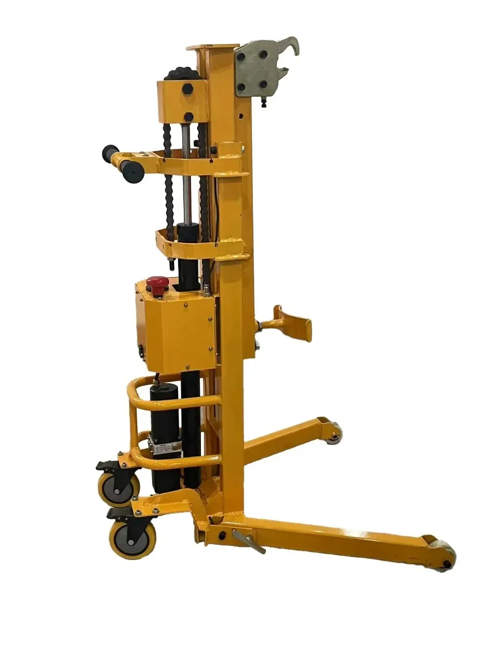 Practical Hydraulic Pump 200kg Carrier 1200 mm Lifting Height Portable Oil Drum Lifter Manual Drum Lifter