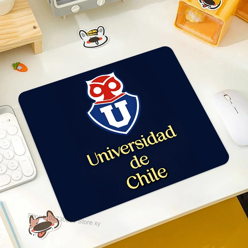 C-Chile U-University Mousepad Small LockEdge Mouse Pad For Gamers Computer Desk Pad Rectangular Anti-slip Rubber