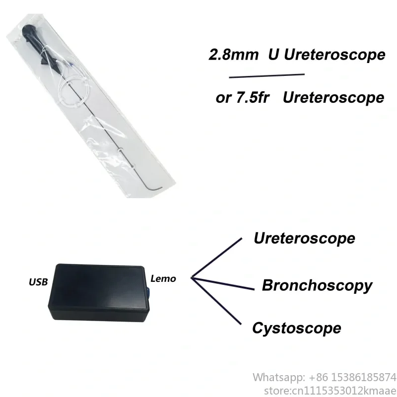 Vequyn Disposable Flexible Ureteroscope with Large Bending Angle