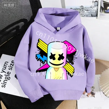 Spring Autumn Hoodies Sportwear Children Clothes Gift New Fortnites Kids Hooded Coats Anime Fortress Night Sweatshirts Game