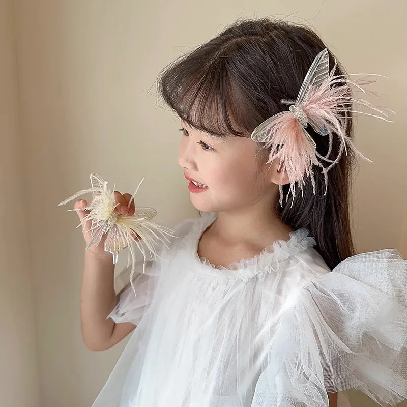 

Enchanting Butterfly Hair Clips for Girls - Colorful Fairy - like Hair Accessories, Ideal for Princess Party Hair Styling