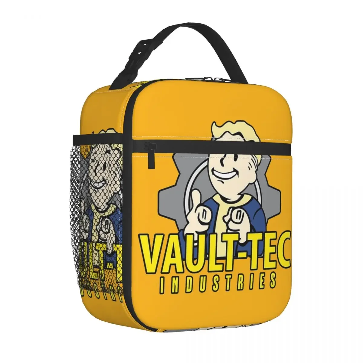 Vault-Tec Finger Guns Insulated Lunch Bags Thermal Bag Meal Container Fallouts High Capacity Tote Lunch Box College Picnic