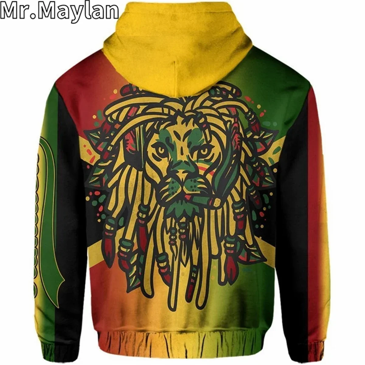 JAMAICA LION FLAG Reggae Bob Marley 3D Printed Unisex Hoodie Men Sweatshirt Streetwear Zip Pullover Casual Jacket Tracksuits-862