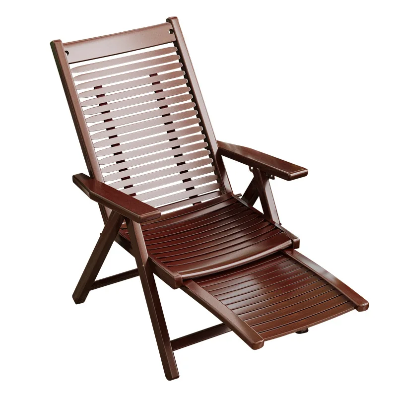 Installation-free lounge chair, lunch break foldable retractable lounge chair can sit and lie down, home balcony outdoor chair