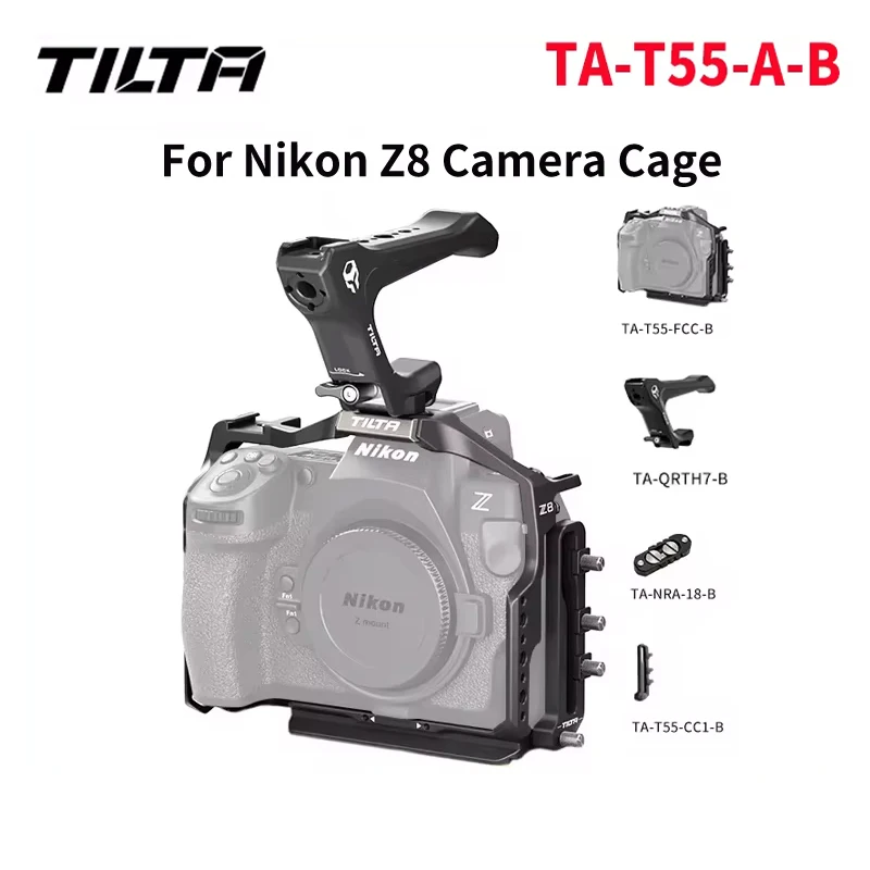 TILTA TA-T55-A-B for Nikon Z8 Titanium Gray Black RIG Fuselage Protective Full Camera Cage Pro Kit