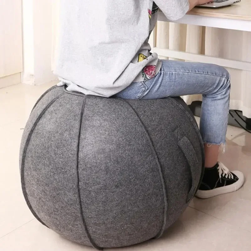 

Fitness Balls 1 Set Ergonomic Posture Correction Yoga Ball Elastic Inflatable PVC Exercise Ball Portable Fitness Equipment