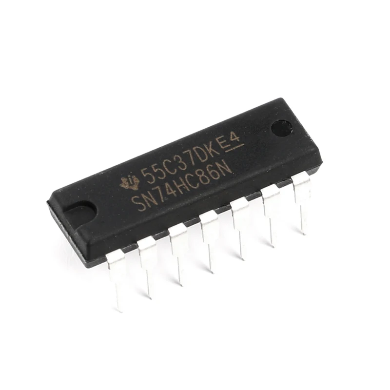 5pcs Original authentic straight plug SN74HC86N chip 2 input four different or gate DIP-14 logic chip