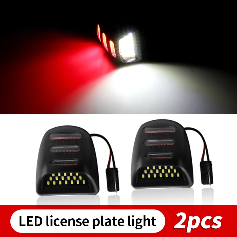2 Stück LED-Kennzeichenbeleuchtung für Chevrolet Silverado 1500 2500 3500 Avalanche GMC Sierra Suburban Tahoe Cadillac Escalade 6000 K