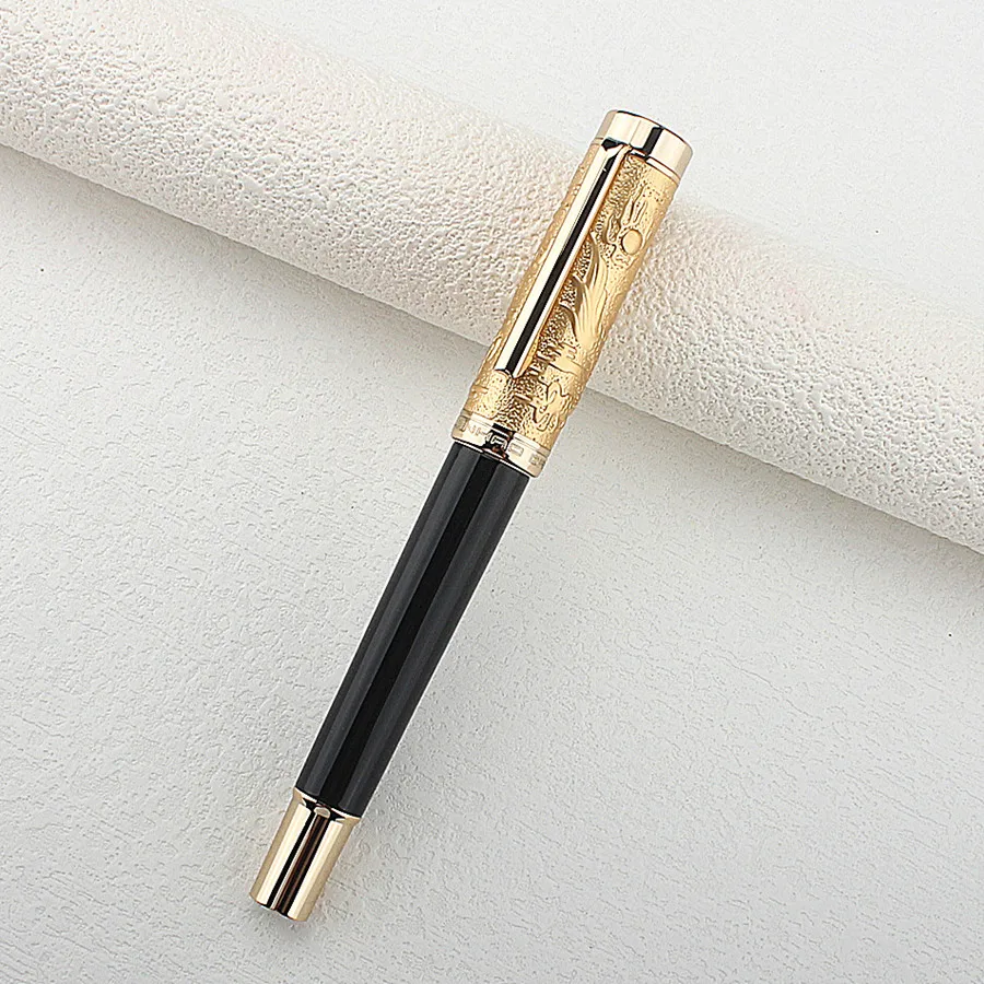 

Jinhao Dragon, высококачественная металлическая авторучка, бизнес-студенческий подарок, чернильные ручки, офисные школьные принадлежности, канцелярские принадлежности PK 9019