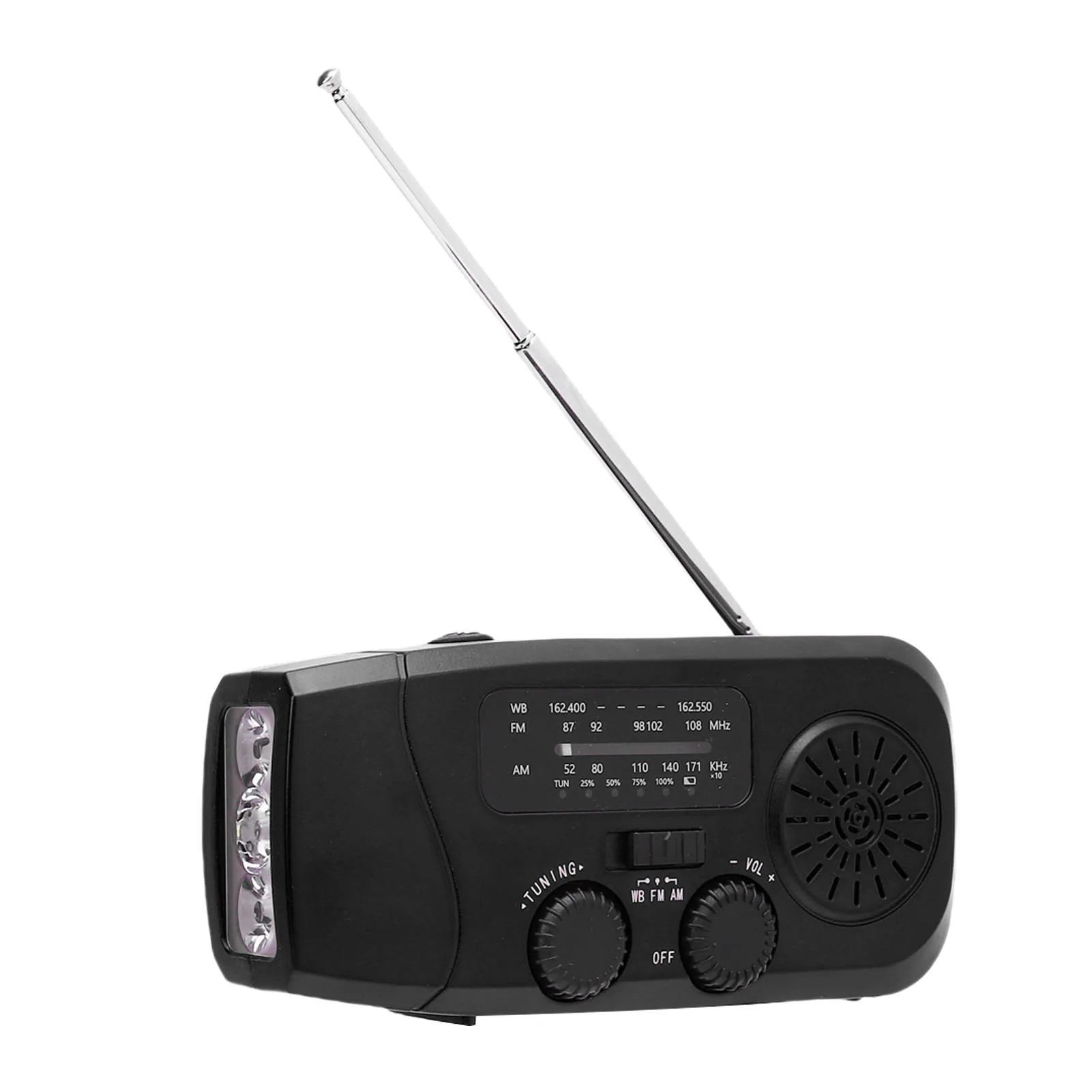 Solar Hand Crank Ra… - image