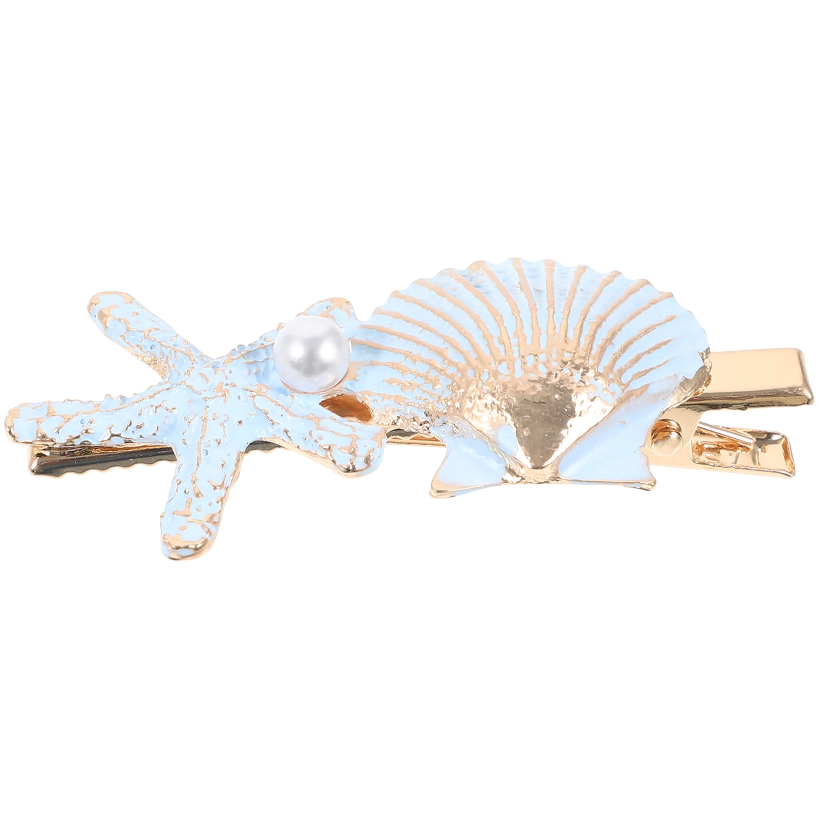 

Ocean Style Shell Clips Blue Tiny Hair Accessories for Women Girls Hairpins Thin Hair Elegant Hairstyles Prom Occasion