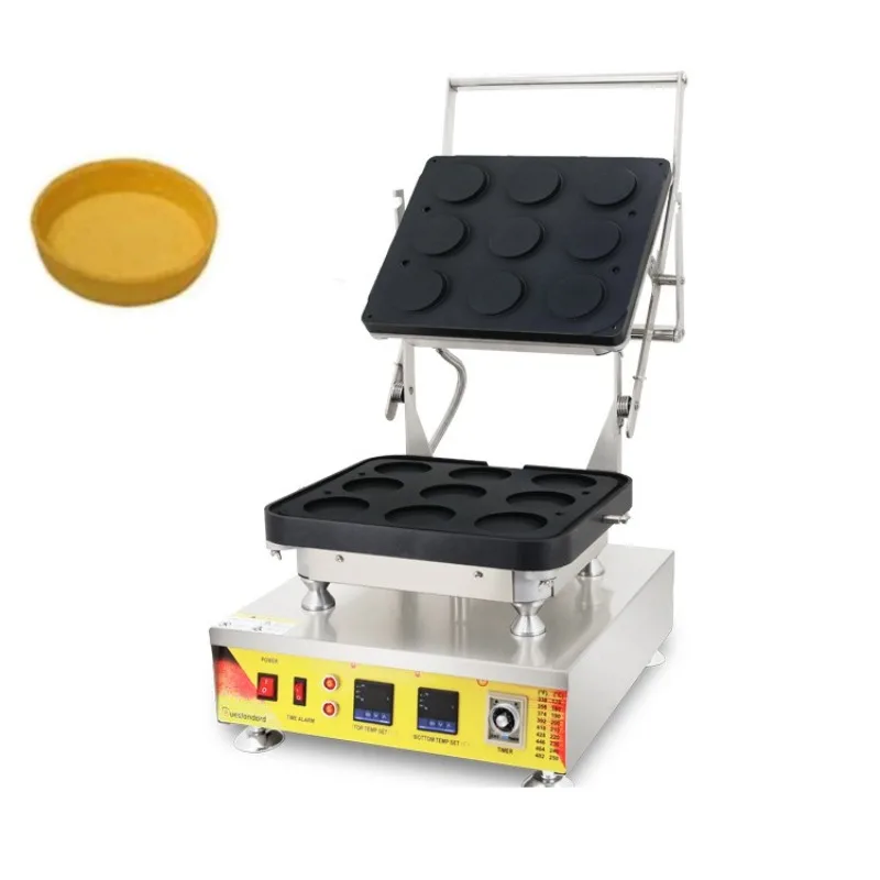

、flowing heart cheese egg tart machine grouting cookies join Internet celebrity popping egg tart technology egg tart shell