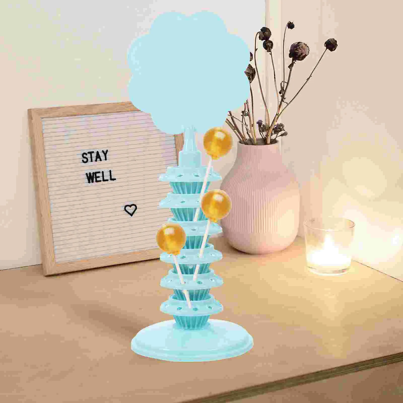 Lollipop Display Stand 60 Holes Rack Dessert Holder Storage Creative Candy Delicate