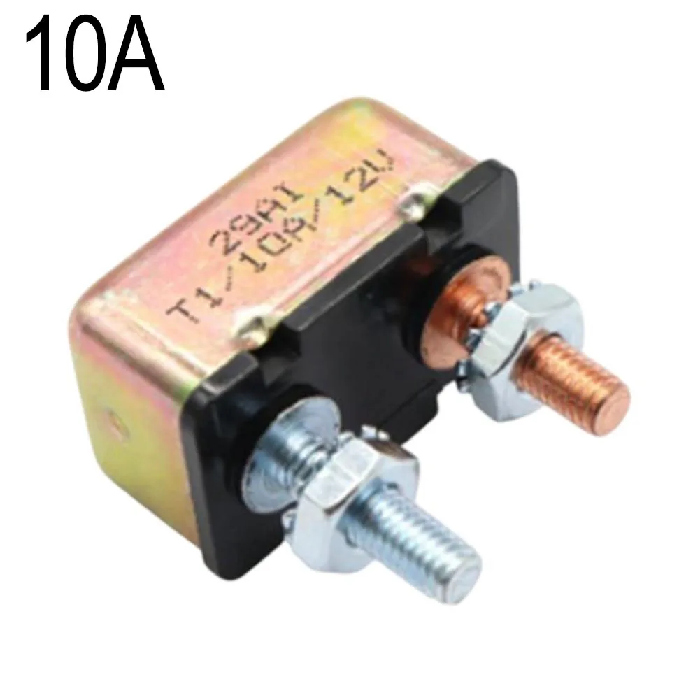 

Automotive Applications 12V Circuit Breaker Car Circuit Amperage Options Metal Case Construction For Automobile Engines