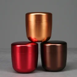 Small Memorial Urns for Ashes, Aluminum Alloy Capsule, Mini Keepsake Iron Urn, Funeral Casket, Pet Urn, Human