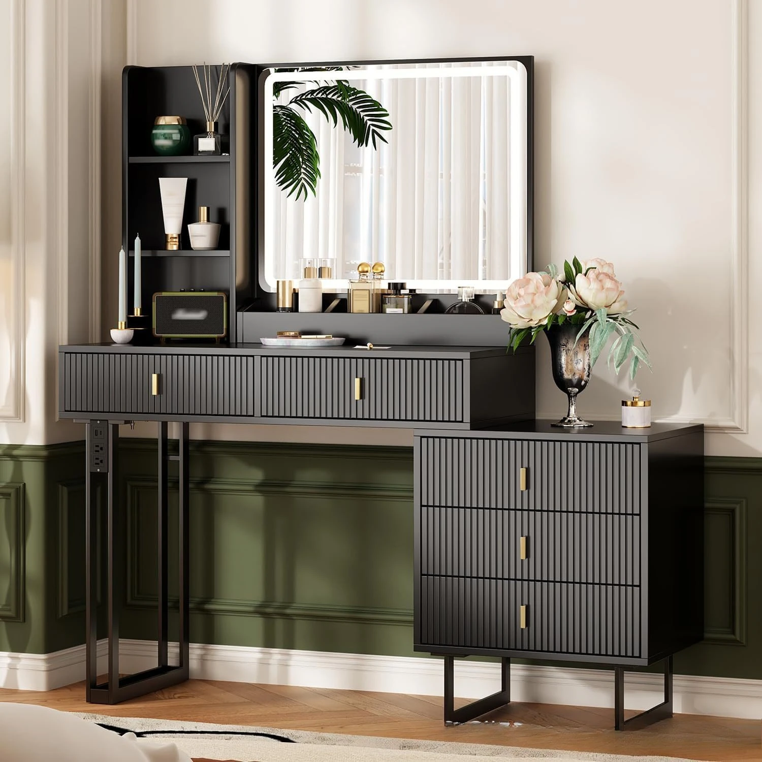 

Dresser, bedroom, modern simple chest of drawers, integrated dressing cabinet, small apartment, light luxury bedside table