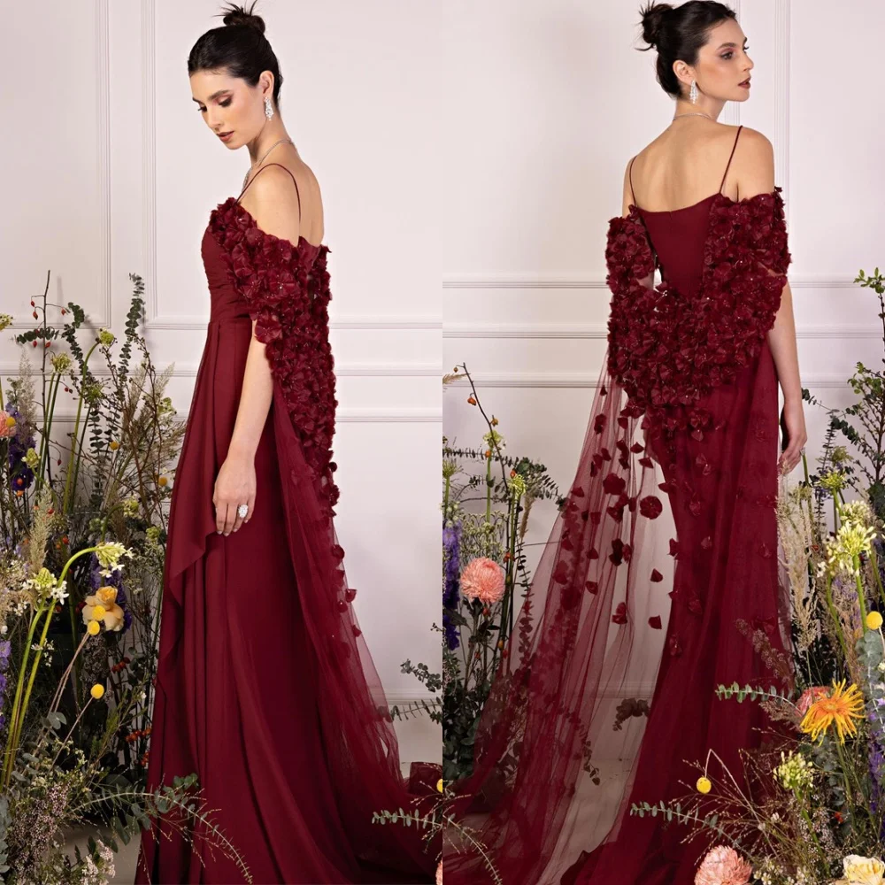 

Customized Simple Burgundy Jersey Homecoming Dresses Elegant Off the Shoulder Evening Dress Modern Special Occasion Gowns