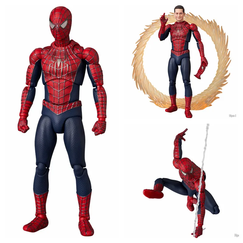 

Hero Without Return Mafex No.241 Spider-Man Triple Insect Fusion Articulated Action Figure Boxed Collectible Christmas Gift