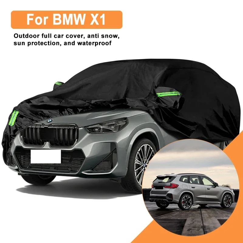 

Полное покрытие для автомобиля BMW X1 — уличный водонепроницаемый снегозащитный солнцезащитный козырек, зимние и летние всепогодные аксессуары для автозащиты