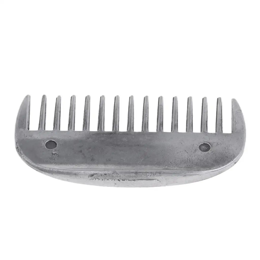 Stainless Steel Equestrian Curry Comb Horse Grooming Brush Equine Equipment Men Women Horse Riding